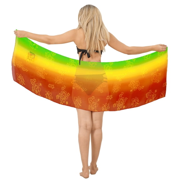 HAPPY BAY Women's Bikini Swimsuit Beach Swimwear Wrap Sarong One Size Floral, Multi