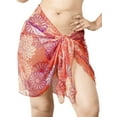 thumbnail image 1 of HAPPY BAY Women's Bikini Swimsuit Beach Swimwear Wrap Sarong One Size Floral, Red, 1 of 5