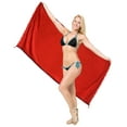 thumbnail image 1 of HAPPY BAY Women's Bikini Wrap Sarong Cover up Skirt Bathing suit Swimwear Swimsuit Beach Wraps Coverup for Women One Size Red_J857, 1 of 3