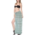 thumbnail image 1 of HAPPY BAY Women's Bikini Wraps Beach Wrap Cover up Sarong Skirt Bathing suit Swimsuit Cover Ups for Swimwear Women One Size Grey, Tie Dye, 1 of 5