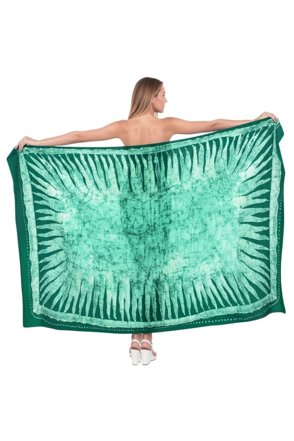 Women's Bikini Wraps Beach Wrap Sarong Cover up Skirt Bathing suit Swimsuit Cover Ups for Swimwear Women One Size Batik, Shamrock