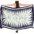 thumbnail image 1 of HAPPY BAY Women's Bikini Wraps Beach Wrap Sarong Cover up Skirt Bathing suit Swimsuit Cover Ups for Swimwear Women One Size Navy Blue_N933, 1 of 4