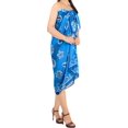thumbnail image 1 of HAPPY BAY Women's Bikini Wraps Beach Wrap Swimwear Cover up Skirt Bathing suit Swimsuit Sarong Coverups One Size Shell Fish, Blue, 1 of 2