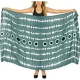 thumbnail image 1 of HAPPY BAY Women's Bikini Wraps Beach Wrap Swimwear Cover up Skirt Bathing suit Swimsuit Sarong Coverups for Women One Size Slate, Tie Dye, 1 of 5