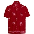 thumbnail image 1 of HAPPY BAY Women's Blouses Button Down Short-Sleeve Tops Bohemian Vacation Beach Hawaiian Shirt Relaxed Fit Shirts For Women S Red _W806, 1 of 6