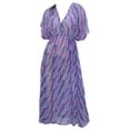 thumbnail image 1 of HAPPY BAY Women's Boho Maternity Beach Maxi Dress Cover Up US 8-14 Purple-H459, 1 of 4