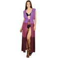 thumbnail image 1 of HAPPY BAY Women's Cotton Summer Beach Open Front Slouchy Kimono Beachwear Duster Cardigans L-XL Purple_AB835, 1 of 5