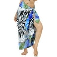 thumbnail image 1 of HAPPY BAY Women's Coverups Bikinis Swim Cover up Swimwear Beach Wraps Beachwear Summer Vacation Long Sarong for Women One Size Pearl, Floral, 1 of 5