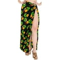 thumbnail image 1 of HAPPY BAY Women's Coverups Summer Wraps Bikinis Swim Cover up Swimwear Pareos Beach Cover-up Sarong Beachwear Pareo for Women One Size Black, Parrot, 1 of 5