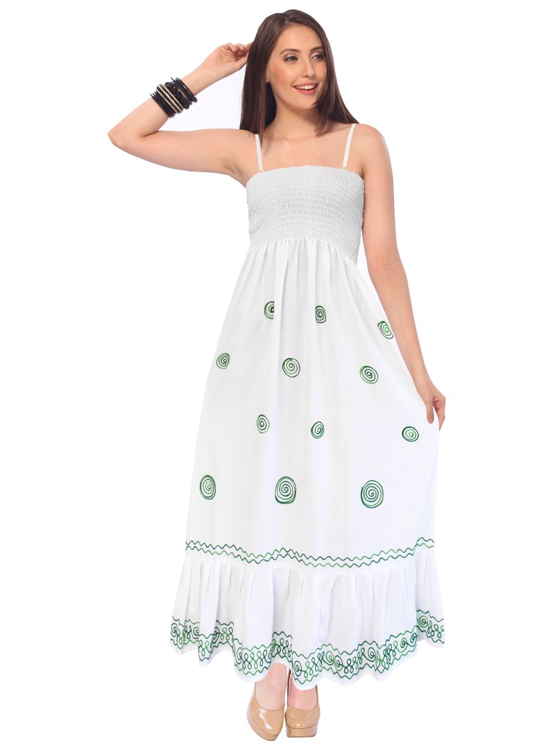 chinese dress ladies Blue Banana Grapes Sleeveless Lenzing™ Ecovero™ Maxi Dress main image 0