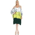 thumbnail image 1 of HAPPY BAY Women's Flowy Cover Ups Sleeveless Beach Tunic 1X-2X Yellow-AC732, 1 of 5