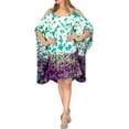 thumbnail image 1 of HAPPY BAY Women's Flowy Swimwear Cover Ups Sleeveless Beach Tunic 1X-2X Purple, Tie Dye, 1 of 3