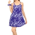 thumbnail image 1 of HAPPY BAY Women's Honeymoon Nightshirts Mini Slip Nighty 10-12 Cobalt-AC59, 1 of 4