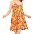 thumbnail image 1 of HAPPY BAY Women's Honeymoon Nightshirts Mini Slip Nighty 2-4 Summer Flame-AC48, 1 of 4