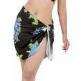 thumbnail image 1 of HAPPY BAY Women's Pareo Bikini Beach Wrap Skirt Mini Sarong Swimwear Cover Ups for Women One Size Olympic, Leaves, 1 of 5