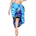 thumbnail image 1 of HAPPY BAY Women's Pareo Swimsuit Bikini Cover Ups for Swimwear Women Beach Wrap Sarong One Size Sky_AD278, 1 of 4
