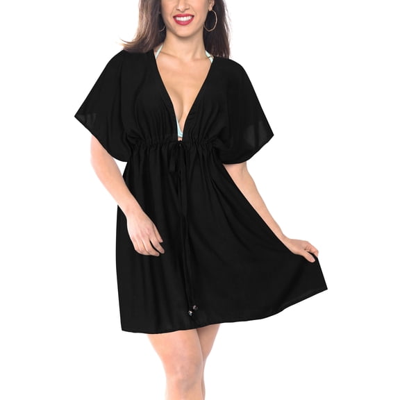 HAPPY BAY Women's Plus Size Bathing Suit Cover-up Dress 4X-5X 1509