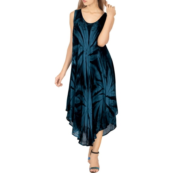 HAPPY BAY Women's Plus Size Fashion House Wear Dresses L-XL Denim, Floral