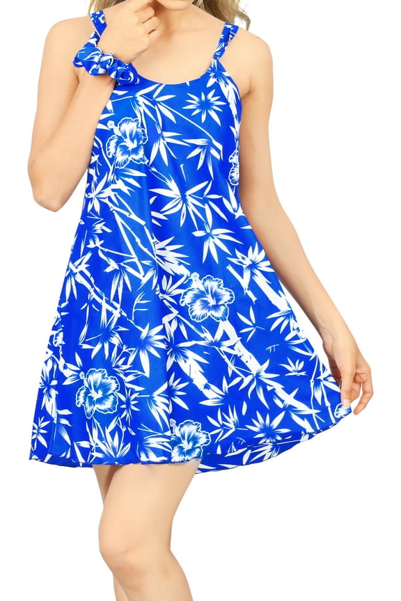 Women's Spaghetti Strap Nightshirts Slip Nighty 10-12 Sky-AC33