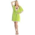 thumbnail image 1 of HAPPY BAY Women's Summer Beach Front Open Cover ups Beachwear Duster Kimono Cardigan for Women 2X-3X Shamrock Forest_AB857, 1 of 5