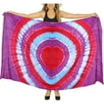 thumbnail image 1 of HAPPY BAY Women's Summer Beachwear Sarong Bikini Wraps Swim Cover up Wrap Skirt Bathing suit Swimwear Swimsuit Beach Coverups for Women One Size Orchid, Tie Dye, 1 of 5