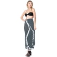 thumbnail image 1 of HAPPY BAY Women's Summer Long Beachwear Sarong Coverups Chiffon Long Beach Tie Wraps Skirt Sheer Swim Cover up Bathing Suit One Size Grey_B321, 1 of 5