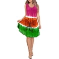 thumbnail image 1 of HAPPY BAY Women's Summer Loose A-Line House Wear Beach Dresses L-XL Colorful, Tie Dye, 1 of 4