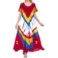 thumbnail image 1 of HAPPY BAY Women's Summer Loose Flowy House Wear Swing Dresses L-XL Red_AC812, 1 of 4