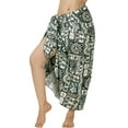 thumbnail image 1 of HAPPY BAY Women's Summer Pareos Beach Long Swim Cover ups Swimsuit Beachwear Sarong Bikinis Vacation Swimwear Wraps Coverups for Women One Size Coal, Turtle, 1 of 5