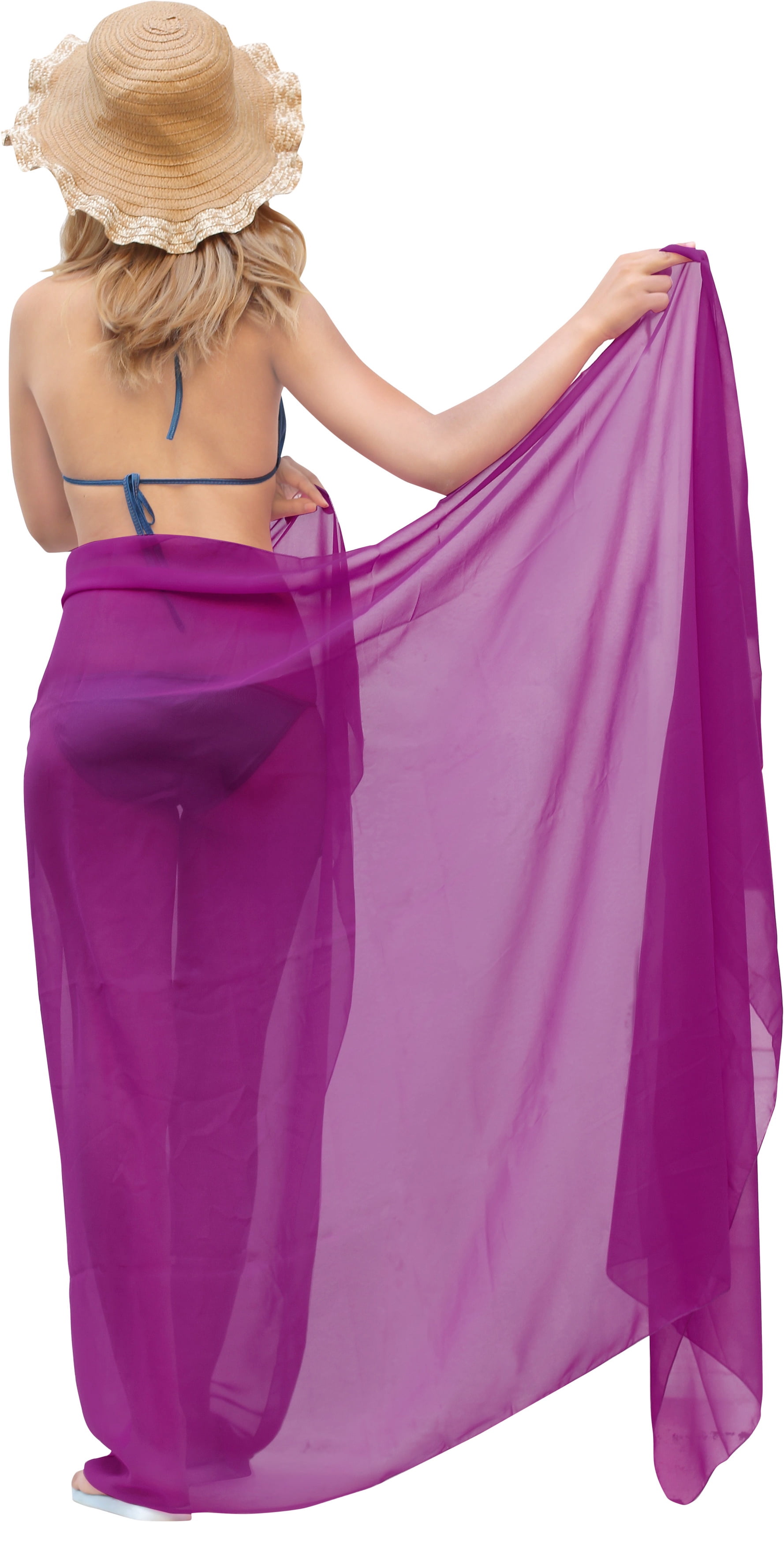 Handmade Batik Sarong – Turi Leaf Design | Lightweight Rayon Beach Cover-Up Or Shawl