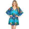 thumbnail image 1 of HAPPY BAY Women's Swimsuit Coverups for Women Swim Beach Dress Cover Ups for Swimwear Christmas Tree Cover up Bathing Suit 3X-4X Xmas Aqua, Santa Surf, 1 of 6