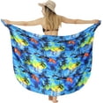 thumbnail image 1 of HAPPY BAY Women's Swimsuit Long Beachwear Bikinis Summer Coverups Skirt Swim Cover up Swimwear Wraps Sarong Beach Pareo One Size Admiral, Island, 1 of 3