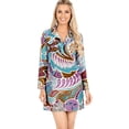 thumbnail image 1 of HAPPY BAY Women's Swimwear Mini Bikini Bathing Suit Swimsuit Elegant Robe Vacation Cover ups Beach Dress for Women M Paisley, Brown, 1 of 5