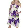 thumbnail image 1 of HAPPY BAY Women's Tube Top Flowy Evening Dress Strapless Dresses for Women One Size Purple_N286, 1 of 3