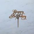 thumbnail image 1 of HAPPY BIRTHDAY CURSIVE CAKE TOPPER, 1 of 6