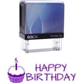 thumbnail image 1 of HAPPY BIRTHDAY Self Inking Rubber Stamp Custom Colop Office Stationary P20 Mini Stamper, 1 of 2