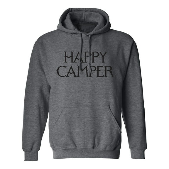 HAPPY CAMPER Adult Hooded Sweatshirt