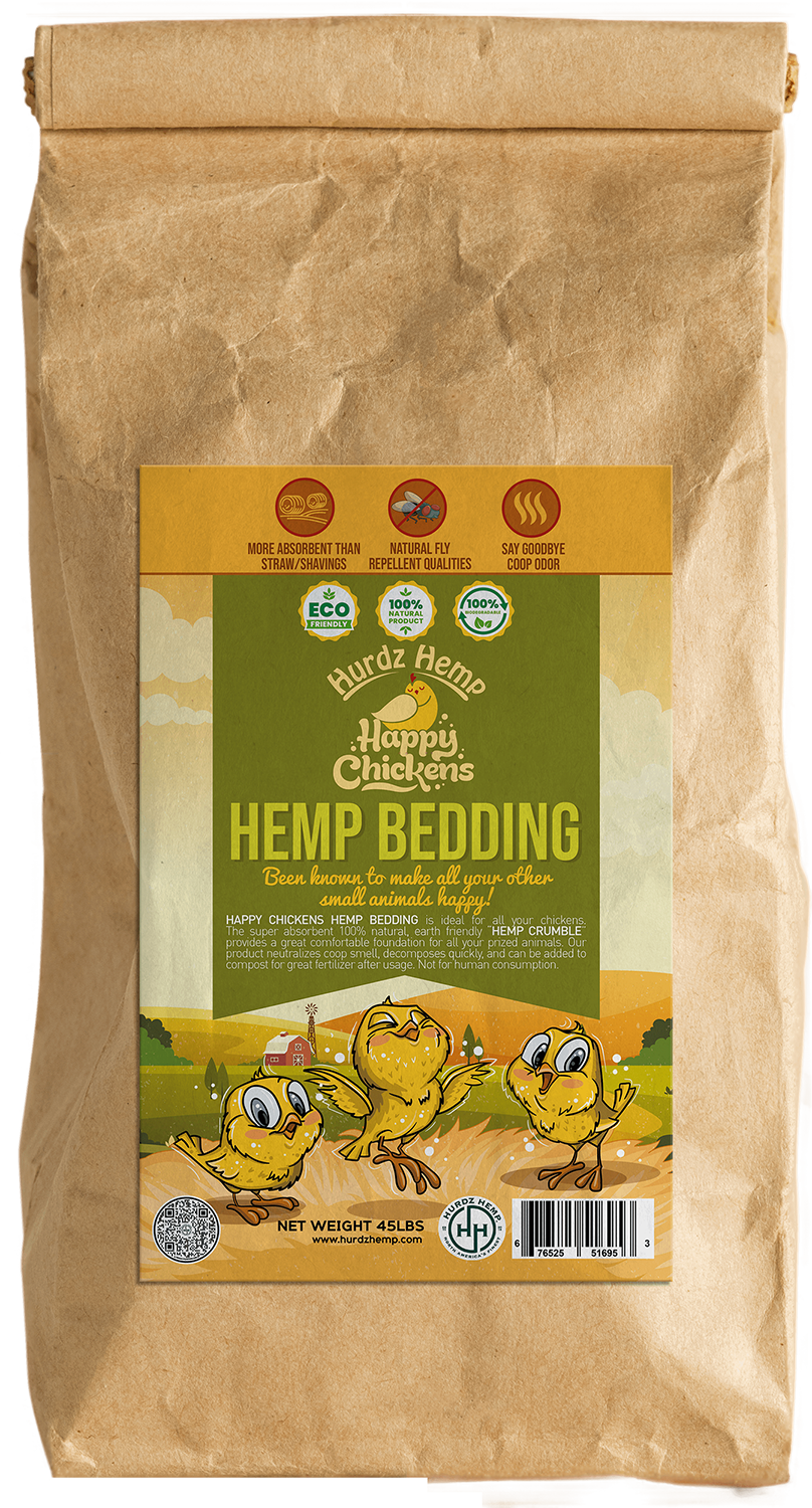 HAPPY CHICKEN HEMP COOP BEDDING