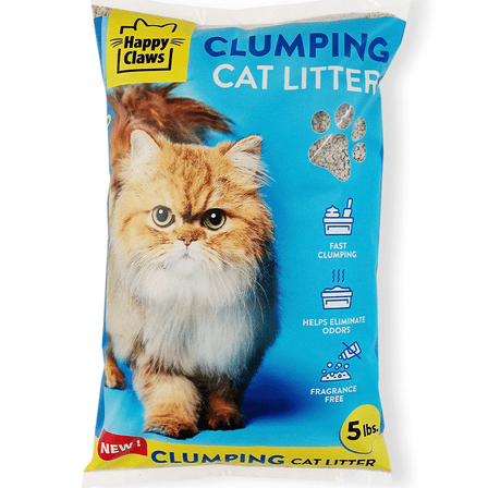 Happy Claws 5lb Natural Clumping Cat Litter