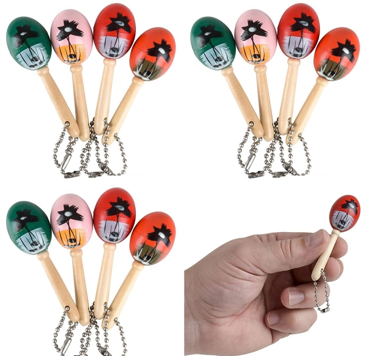 HAPPY DEALS ~ Maraca SSF20 Keychains | 24 Pack | Fiesta Cinco de Mayo ...