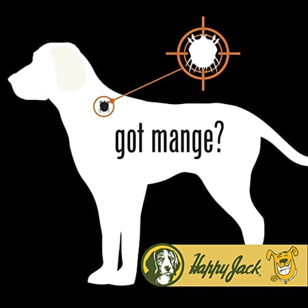 HAPPY JACK Sardex Mange Treatment for Dogs – Odorless & Stainless Itch Relief for Skin Irritations Including Severe Mange, Hot Spots, Fungi, Allergies, Eczema (9.5 oz)