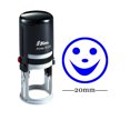 thumbnail image 1 of HAPPY SMILY Round Self Inking Rubber Stamp Custom Shiny 20mm Mini Stamp Personalized Teachers Stamps, 1 of 1