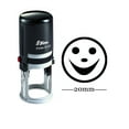 thumbnail image 1 of HAPPY SMILY Round Self Inking Rubber Stamp Custom Shiny 20mm Mini Stamp Personalized Teachers Stamps, 1 of 1