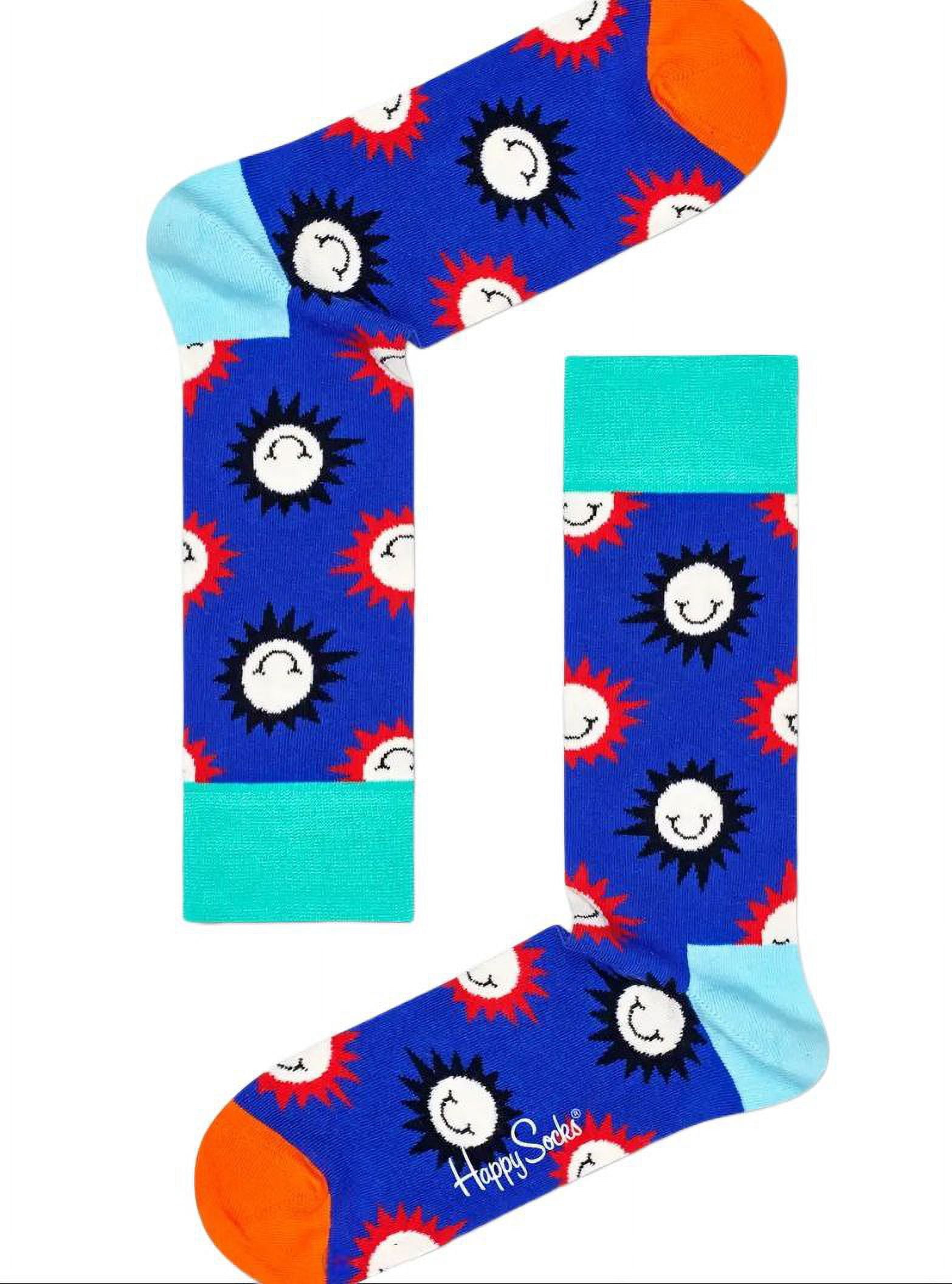 Calze Uomo Happy Socks Sunny Smile – Cotone Colorato Con Faccina Sorridente