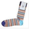 thumbnail image 1 of HAPPY SOCKS Men's Thin Stripes Crew Socks, Orange, 8-12, 1 of 1