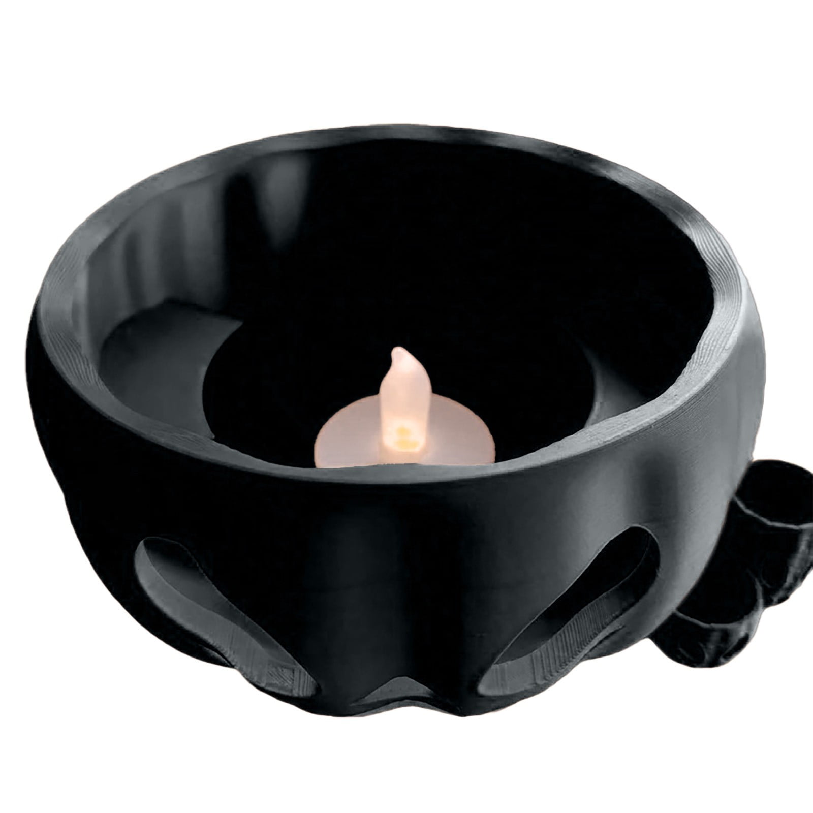 HAPPY TIME Halloween Decoration,Halloween Charms,Gothic Candle Holder