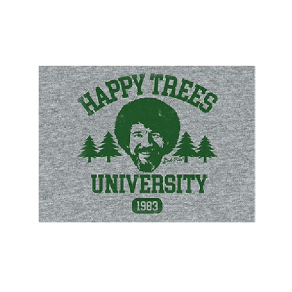 HAPPY TREES UNIVERSITY 1963 MAGNET - Officially Licensed UNIVERSITY BOB ROSS Decorative Refrigerator Magnet, 2.5" x 3.5"
