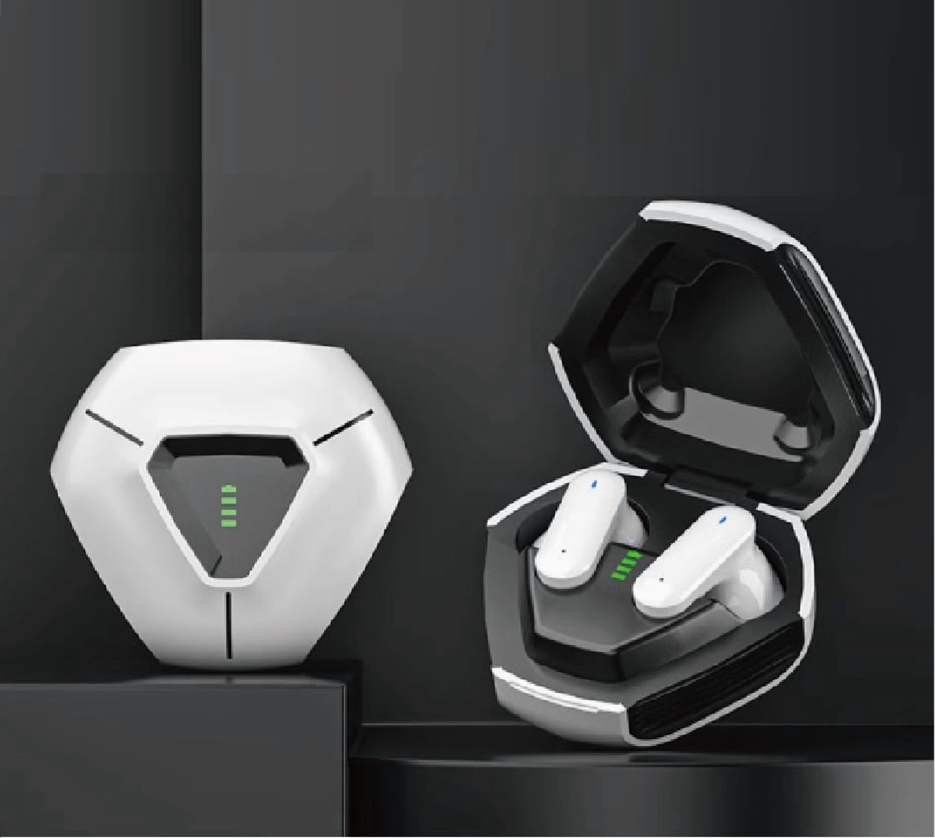 HAPPY VR Earphones,Ear Buds Bluetooth 5.3 Wireless Earbuds 43Hrs Battery Life Bluetooth Headphones with IPX6 Waterproof Bluetooth Earbuds Stereo Sound with Mic Earphones for Cell Phone