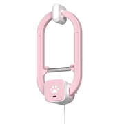 HAPPYCODE Rechargeable Electric Cat Teaser   Interactive Door Clip Teaser for Cats, 2 Motion Modes 360  Spin & Irregular Jumping, Smart Auto Cat Toy for Exercise & Fun No RemotePink