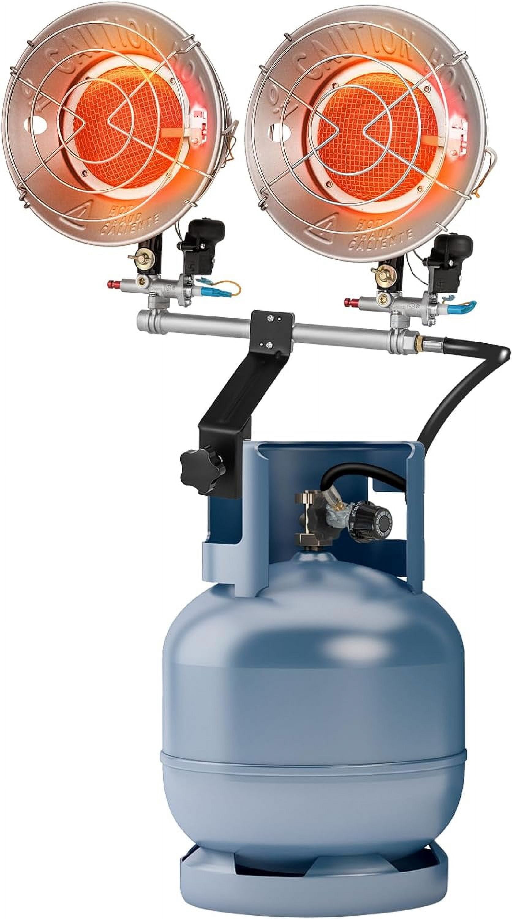 Portable Tank Top Heater with Tip-Over Shut-Off